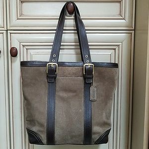 Coach Suede Tote